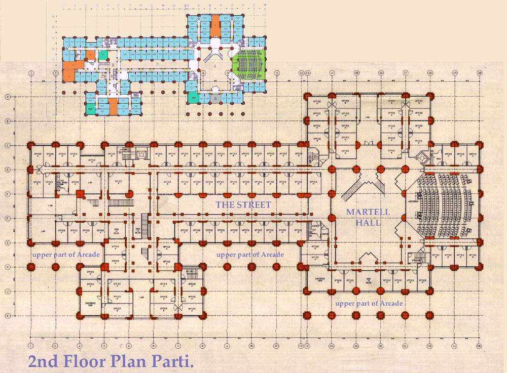 Enlarged 2nd Floor Plan