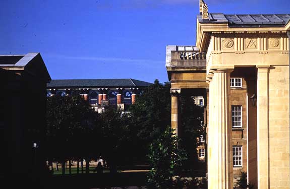 View of the Institute from Downing College